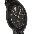 Shop Authentic Versace Univers Quartz Black Dial Black Steel Strap Watch for Men - VEBK00618 - Luxxuri