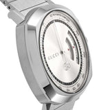  Shop Authentic Gucci Grip Collection Quartz Silver Dial Silver Steel Strap Watch For Men - YA157302 - Luxxuri