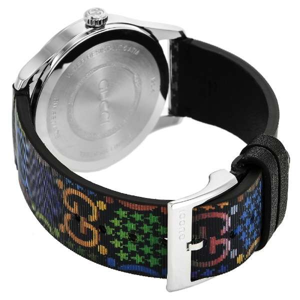  Shop Authentic Gucci G Timeless Quartz Black Dial Black Leather Strap Watch For Women - YA1264146 - Luxxuri