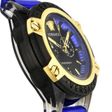  Shop Authentic Versace Icon Active Chronograph Black Dial Blue Rubber Strap Watch For Men  VEZ700521 - Luxxuri