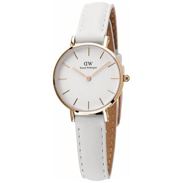  Shop Authentic Daniel Wellington Petite Bondi White Dial White Leather Strap Watch for Women - DW00100189 - Luxxuri
