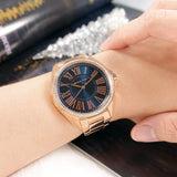  Shop Authentic Michael Kors Kacie Three Hand Black Dial Rose Gold Steel Strap Watch for Women - MK6930 - Luxxuri