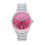 Shop Authentic Tag Heuer Carrera Date Automatic 18K Pink Dial Silver Steel Strap Watch for Women - WBN2313.BA0001 - Luxxuri