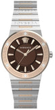  Shop Authentic Versace Grace Quartz Brown Dial Two Tone Steel Strap Watch For Women - VEVH01220 - Luxxuri