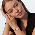  Shop Authentic Daniel Wellington Quadro Pressed Melrose Pink Dial Pink Mesh Bracelet Watch For Women - DW00100510 - Luxxuri