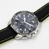  Shop Authentic Tag Heuer Aquaracer Automatic Chronograph Black Dial Black Nylon Strap Watch for Men - CAY211A.FC6361 - Luxxuri