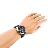  Shop Authentic Tommy Hilfiger Keagan Chronograph Blue Dial Brown Leather Strap Watch for Men - 1791290 - Luxxuri