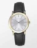  Shop Authentic Burberry The City Gold Dial Black Leather Strap Watch for Men - BU2353 - Luxxuri