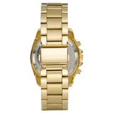  Shop Authentic Michael Kors Runway Chronograph Orange Dial Gold Steep Strap Watch For Women - MK6162 - Luxxuri