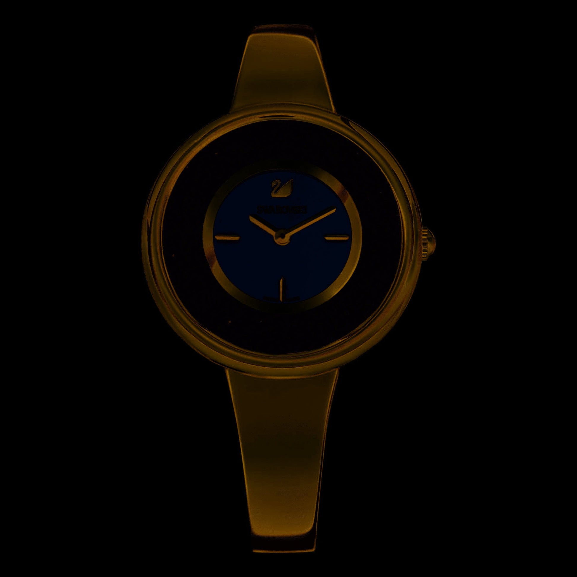  Shop Authentic Swarovski Crystalline Pure Black Dial Rose Gold Steel Strap Watch for Women - 5295334 - Luxxuri