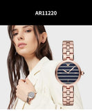  Shop Authentic Emporio Armani Arianna Quartz Grey Dial Rose Gold Steel Strap Watch For Women - AR11220 - Luxxuri