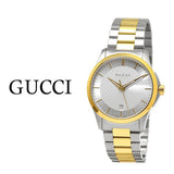  Shop Authentic Gucci G Timeless Silver Dial Two Tone Steel Strap Watch For Men - YA126474 - Luxxuri