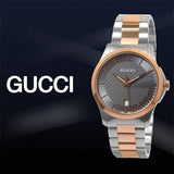  Shop Authentic Gucci G Timeless Grey Dial Two Tone Steel Strap Watch For Men - YA126446 - Luxxuri