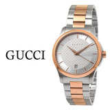  Shop Authentic Gucci G Timeless Silver Dial Two Tone Steel Strap Watch For Men - YA126473 - Luxxuri