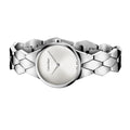  Shop Authentic Calvin Klein Snake Silver Dial Silver Steel Strap Watch For Women - K6E23146 - Luxxuri