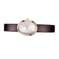  Shop Authentic Calvin Klein Incentive White Dial Brown Leather Strap Watch for Women - K3P236G6 - Luxxuri
