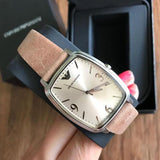 Shop Authentic Emporio Armani Epsilon Quartz Brown Dial Brown Leather Strap Watch For Men - AR2489 - Luxxuri