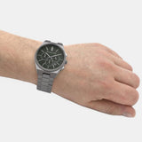  Shop Authentic Michael Kors Lennox Chronograph Black Dial Grey Steel Strap Watch For Men - MK9118 - Luxxuri