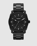  Shop Authentic Fossil Machine Black Dial Black Steel Strap Watch for Men - FS4775 - Luxxuri