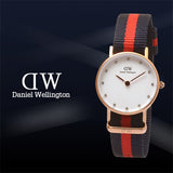  Shop Authentic Daniel Wellington Classy Oxford White Dial Two Tone Nylon Strap Watch For Women - DW00100064 - Luxxuri