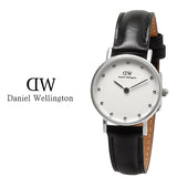  Shop Authentic Daniel Wellington Classy Sheffield White Dial Black Leather Strap Watch For Women - DW00100068 - Luxxuri