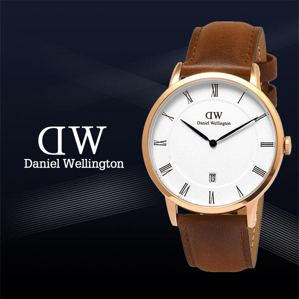  Shop Authentic Daniel Wellington Dapper St Mawes White Dial Brown Leather Strap Watch For Men - DW00100083 - Luxxuri