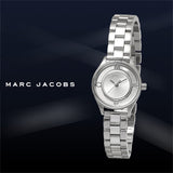  Shop Authentic Marc Jacobs Tether Transparent Silver Dial Silver Steel Strap Watch for Women - MBM3416 - Luxxuri