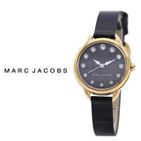  Shop Authentic Marc Jacobs Betty Mother of Pearl Black Dial Black Leather Strap Watch for Women - MJ1513 - Luxxuri