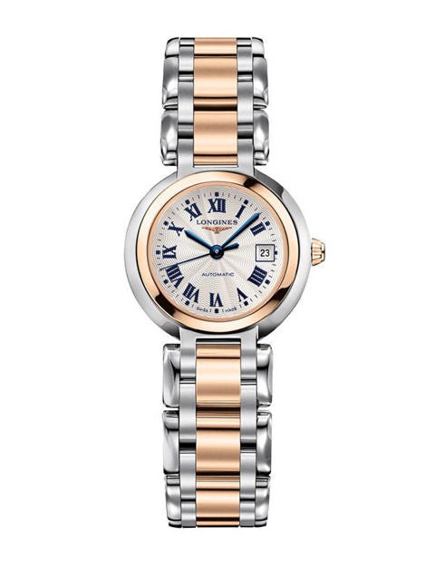  Shop Authentic Longines PrimaLuna Automatic 26.5mm Silver Dial Two Tone Steel Strap Watch for Women - L8.111.5.78.6 - Luxxuri