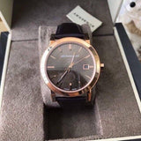  Shop Authentic Burberry The City Brown Dial Brown Leather Strap Watch for Men - BU9013 - Luxxuri