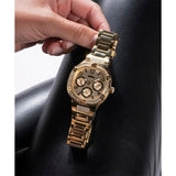  Shop Authentic Guess Duchess Quartz Gold Dial Gold Steel Strap Watch For Women - GW0558L2 - Luxxuri