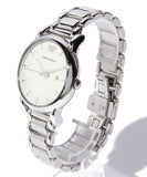  Shop Authentic Emporio Armani Classic Luigi Quartz Silver Dial Silver Steel Strap Watch For Men - AR1854 - Luxxuri