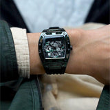  Shop Authentic Guess Phoenix Analog Black Dial Black Silicone Strap Watch For Men- GW0499G7 - Luxxuri