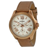  Shop Authentic Fossil Cecile White Dial Beige Leather Strap Watch for Women - AM4532 - Luxxuri