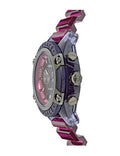  Shop Authentic Versace Icon Active Chronograph Black Dial Purple Rubber Strap Watch For Men - VEZ701423 - Luxxuri