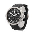  Shop Authentic IWC Aquatimer Chronograph Black Dial Black Leather Strap Watch for Men - IW376803 - Luxxuri