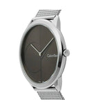  Shop Authentic Calvin Klein Minimal Black Dial Silver Mesh Bracelet Watch for Men - K3M21123 - Luxxuri