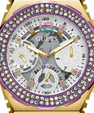  Shop Authentic Guess Fusion Chronograph White Dial White Leather Strap Watch For Women - GW0553L2 - Luxxuri
