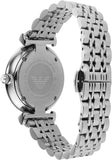 Shop Authentic Emporio Armani Gianni T-Bar Quartz Silver Dial Silver Steel Strap Watch For Women - AR11445 - Luxxuri