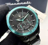  Shop Authentic Maserati Traguardo Aqua Edition Black Dial Black Steel Strap Watch For Men - R8873644002 - Luxxuri