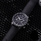  Shop Authentic Emporio Armani Mario Chronograph Quartz Black Dial Black Nylon Strap Watch For Men - AR11453 - Luxxuri