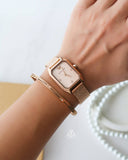  Shop Authentic Emporio Armani Joy Quartz Rose Gold Dial Rose Gold Mesh Bracelet Watch For Women - AR11347 - Luxxuri
