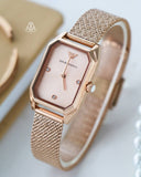  Shop Authentic Emporio Armani Joy Quartz Rose Gold Dial Rose Gold Mesh Bracelet Watch For Women - AR11347 - Luxxuri