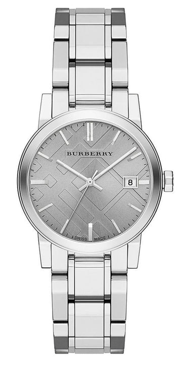  Shop Authentic Burberry The City Silver Dial Silver Steel Strap Watch for Women - BU9143 - Luxxuri