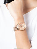  Shop Authentic Fossil Stella Rose Gold Dial Rose Gold Steel Strap Watch for Women - ES3590 - Luxxuri