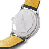  Shop Authentic Breitling Navitimer Automatic 41mm Blue Leather Strap Mens Watch - A17326211C1P3 - Luxxuri