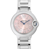  Shop Authentic Cartier Ballon Bleu de Cartier Pink Dial Silver Steel Strap Watch for Women - W6920038 - Luxxuri