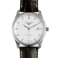  Shop Authentic Longines Master Collection Automatic 40mm White Dial Brown Leather Strap Watch for Men - L2.793.4.77.3 - Luxxuri