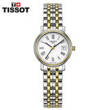  Shop Authentic Tissot T Classic Desire Two Tone Quartz Watch For Women - T52.2.281.13 - Luxxuri