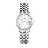  Shop Authentic Tissot T Classic Desire White Dial Silver Steel Strap Watch for Women - T52.1.281.31 - Luxxuri